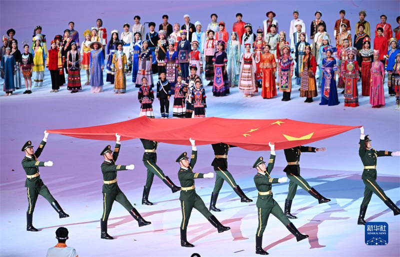 Cerim?nia inaugural da 31a Universíade de Ver?o realizada em Chengdu