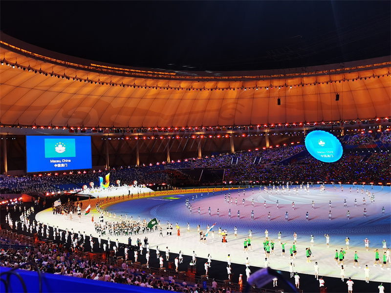 Cerim?nia inaugural da 31a Universíade de Ver?o realizada em Chengdu