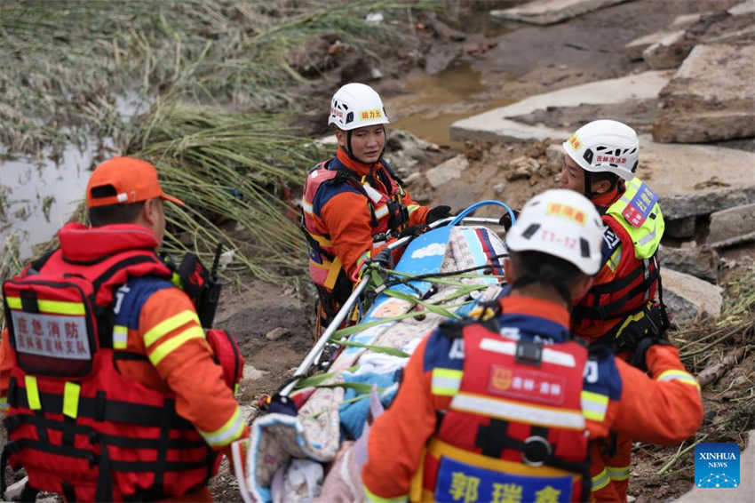 Governo local de Shulan mobiliza esfor?os de resgate após chuvas torrenciais