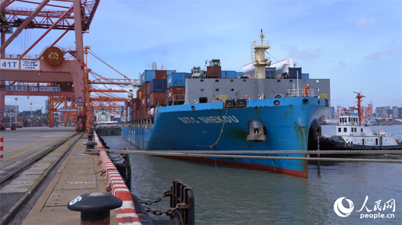 Transporte marítimo da Rota da Seda encurta transporte de comércio eletr?nico transfronteiri?o para dois dias