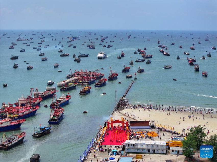 Temporada de pesca no Mar do Sul arranca em diferentes regi?es da China