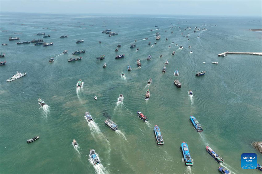 Temporada de pesca no Mar do Sul arranca em diferentes regi?es da China
