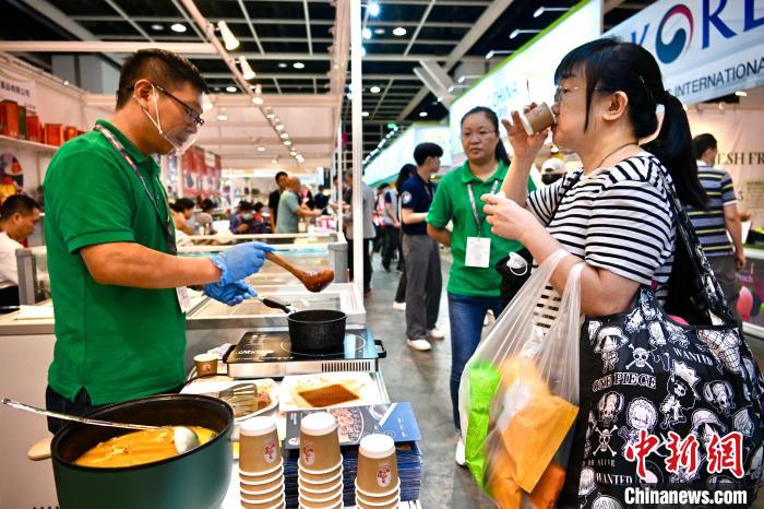 Várias exposi??es gastron?micas inauguradas em Hong Kong