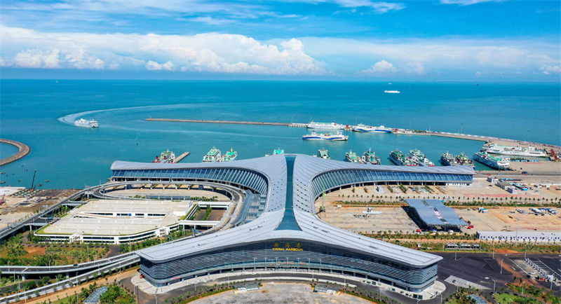 Constru??o do terminal rodoviário de transporte entra na fase final em Haikou