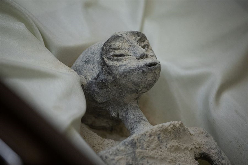 Alegados fósseis de alienígenas s?o apresentados no Congresso do México