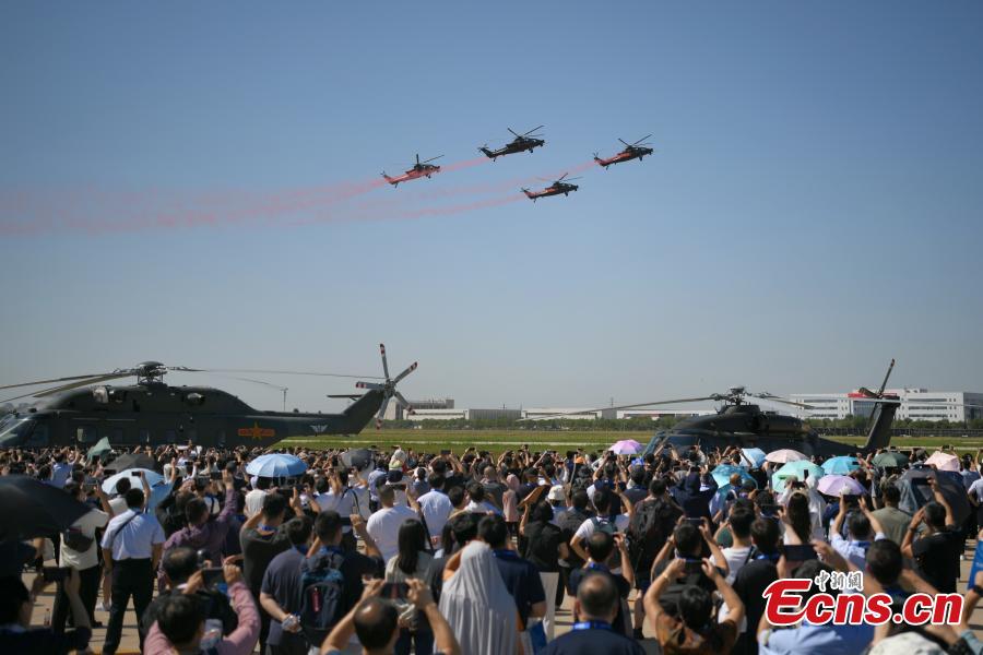 6a Exposi??o de Helicópteros da China inaugurada em Tianjin