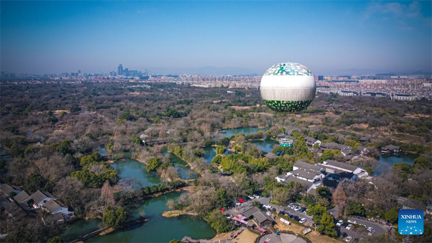 Vistas aéreas de Hangzhou, cidade-sede dos 19o Jogos Asiáticos