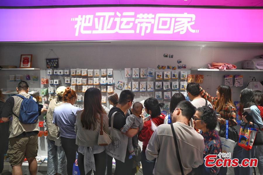 Boom de vendas das lembran?as dos Jogos Asiáticos ocorre em Hangzhou