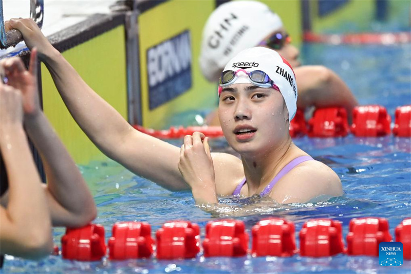 Nadadora campe? olímpica Zhang Yufei conquista 6o ouro em Jogos Asiáticos de Hangzhou