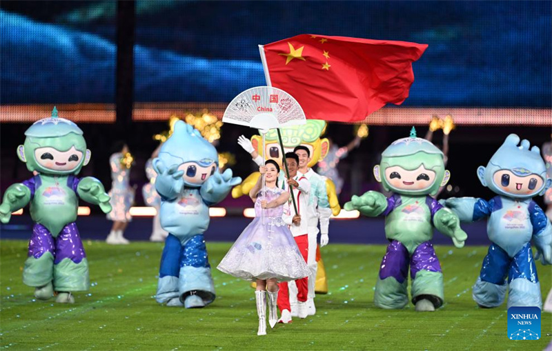 Destaques da cerim?nia de encerramento dos 19o Jogos Asiáticos
