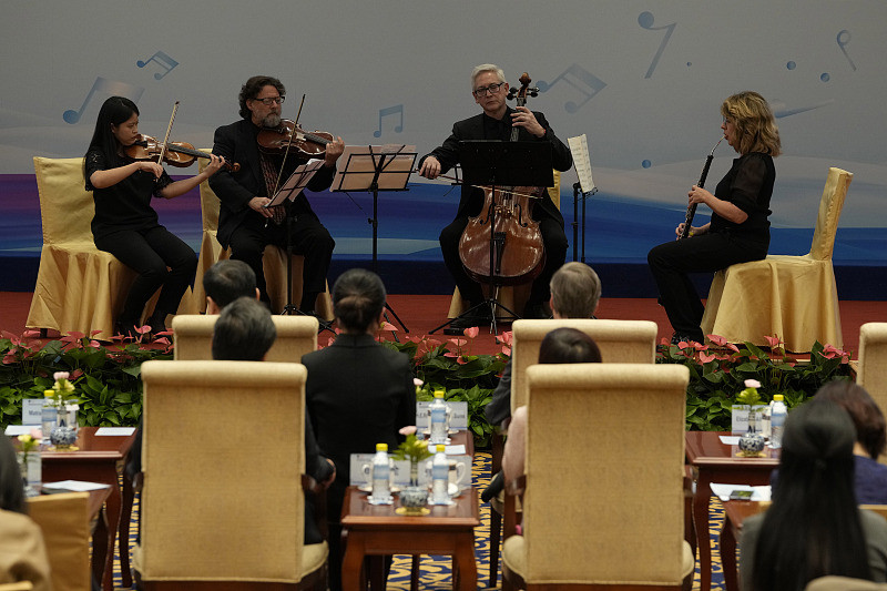 Evento comemorativo do 50o aniversário da visita da Orquestra da Filadélfia à China realizado em Beijing