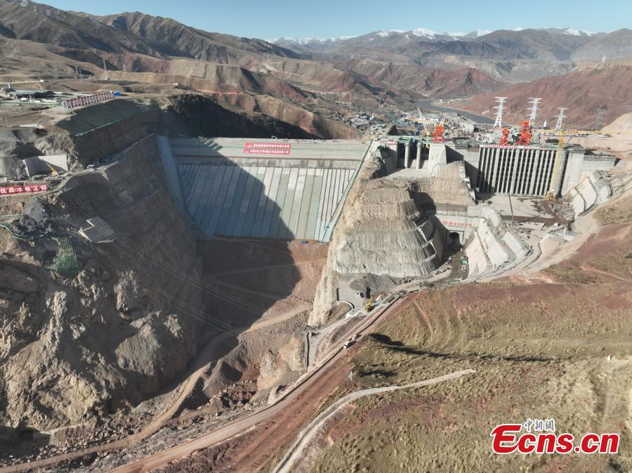 Galeria: esta??o hidrelétrica de Maerdang encerrada para armazenamento de água