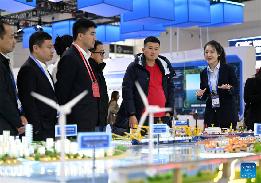 Expo Internacional da Indústria de Navega??o é inaugurada no norte da China