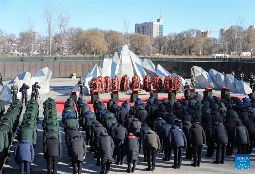S?o enterrados em Shenyang restos mortais de soldados dos Voluntários do Povo Chinês retornados da República da Coreia