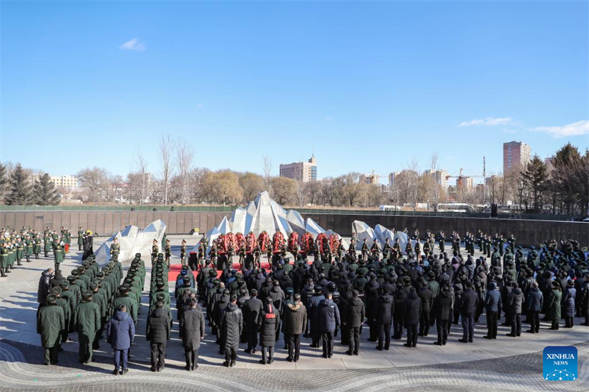 S?o enterrados em Shenyang restos mortais de soldados dos Voluntários do Povo Chinês retornados da República da Coreia