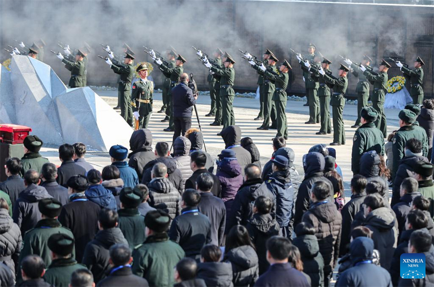 S?o enterrados em Shenyang restos mortais de soldados dos Voluntários do Povo Chinês retornados da República da Coreia