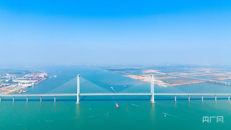 Concluída constru??o da linha principal da ponte Shenzhen-Zhongshan