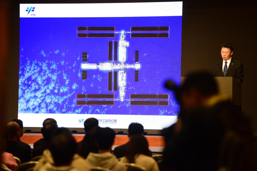 China divulga primeira imagem de sua esta??o espacial completa