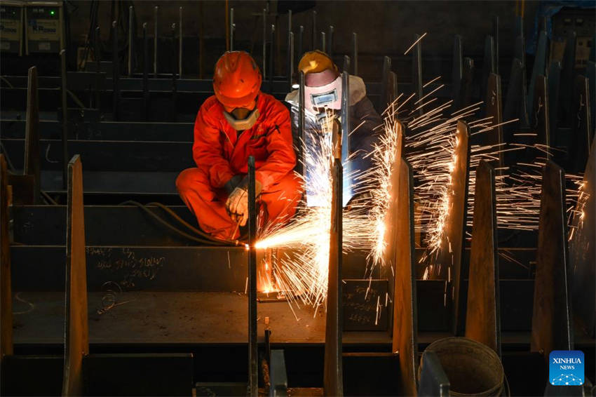 Empresa de constru??o naval em Jiangsu mantém lideran?a da China globalmente