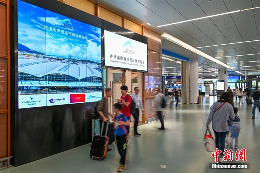 Medidas de facilita??o de acesso ao aeroporto de Hong Kong ser?o implementadas na Grande área da Baia