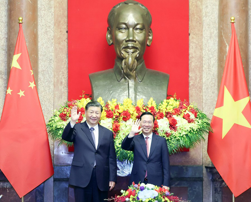 Xi Jinping pede implementa??o da comunidade China-Vietn? com futuro compartilhado que possui significado estratégico