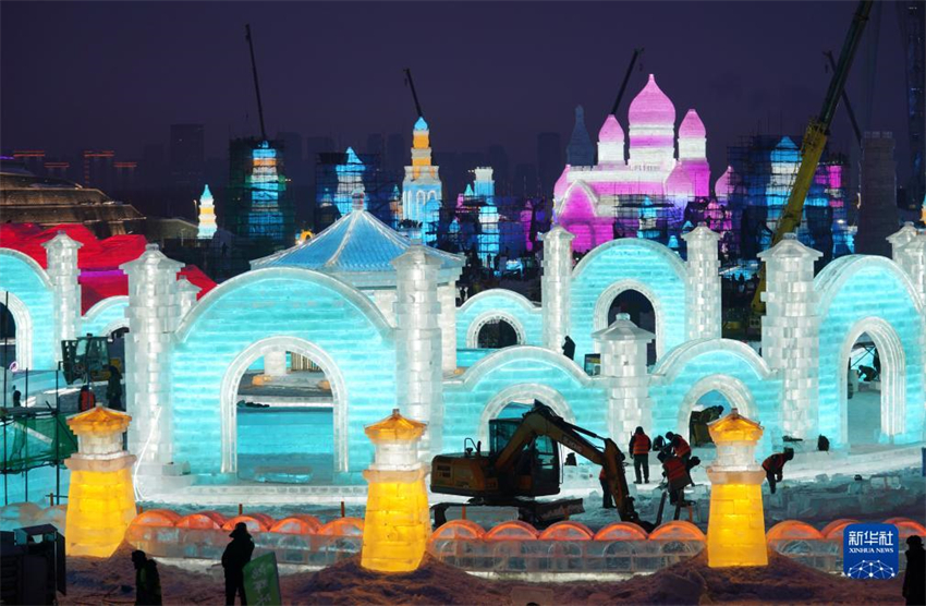 25o Mundo de Gelo e Neve de Harbin será aberto ao público