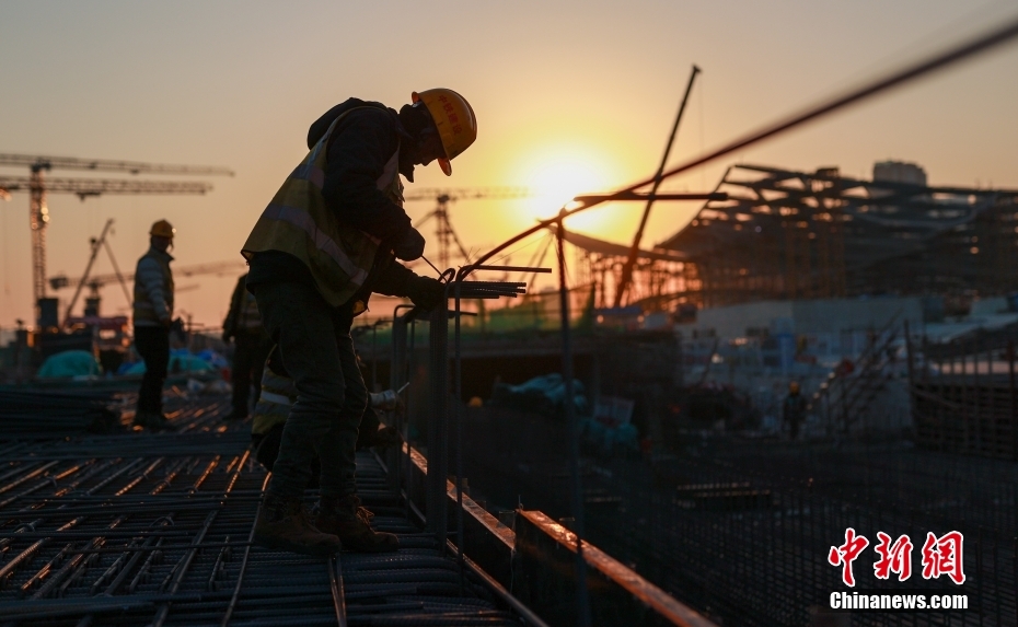 Constru??o da Esta??o Ferroviária do Subcentro de Beijing está em andamento