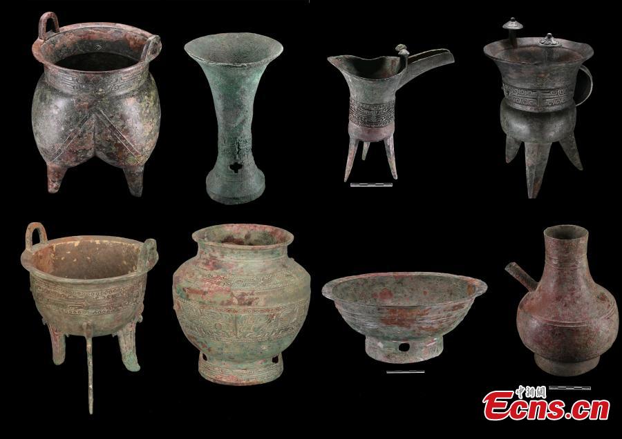 Relíquias s?o desenterradas das ruínas da dinastia Shang no centro da China