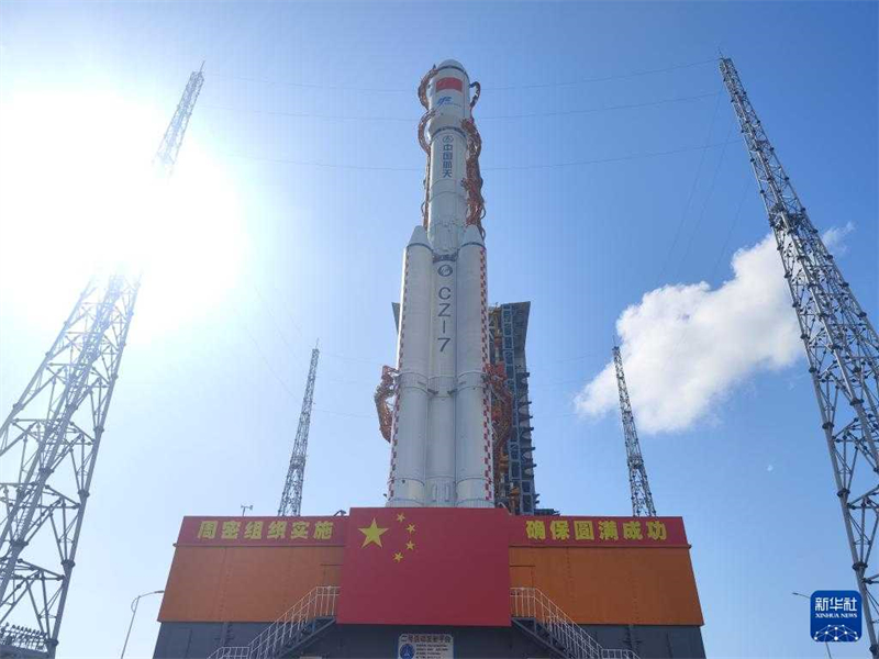 China em prepara??o para lan?amento da espa?onave de carga Tianzhou-7
