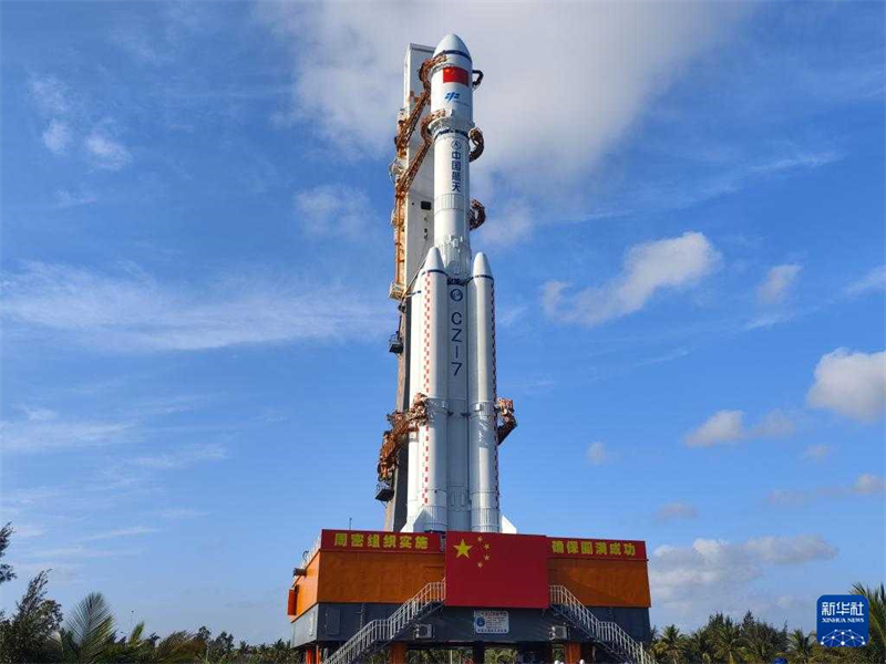 China em prepara??o para lan?amento da espa?onave de carga Tianzhou-7