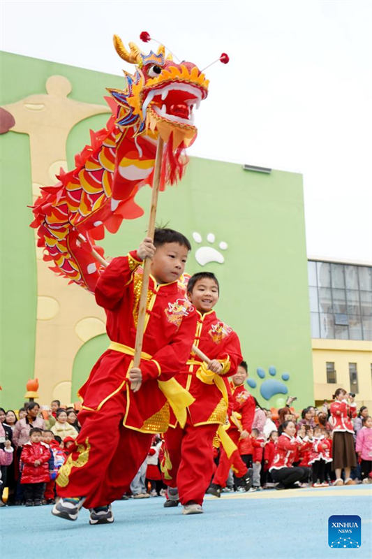 Celebra??es para o próximo Ano Novo Lunar Chinês s?o realizadas em todo o país