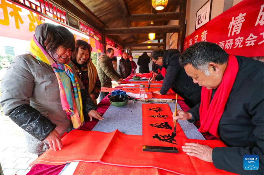 Celebra??es para o próximo Ano Novo Lunar Chinês s?o realizadas em todo o país