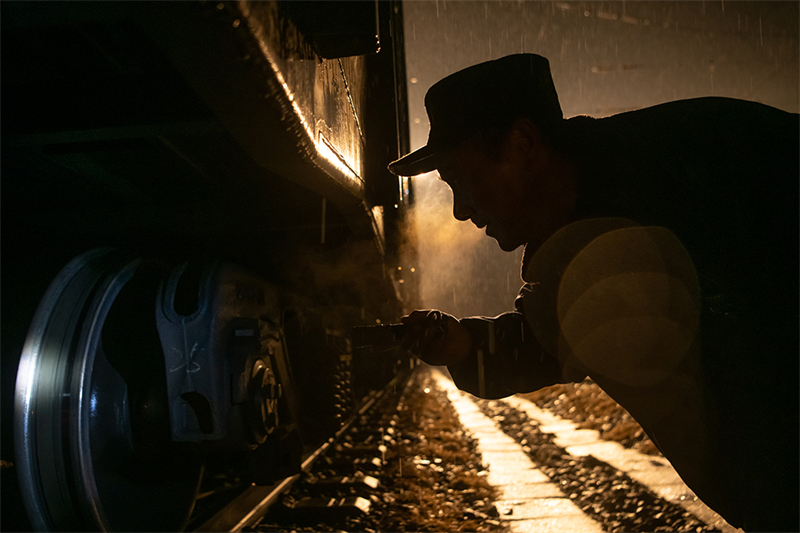 Oficina de manuten??o ferroviária de Jiang'an prepara período do Festival da Primavera
