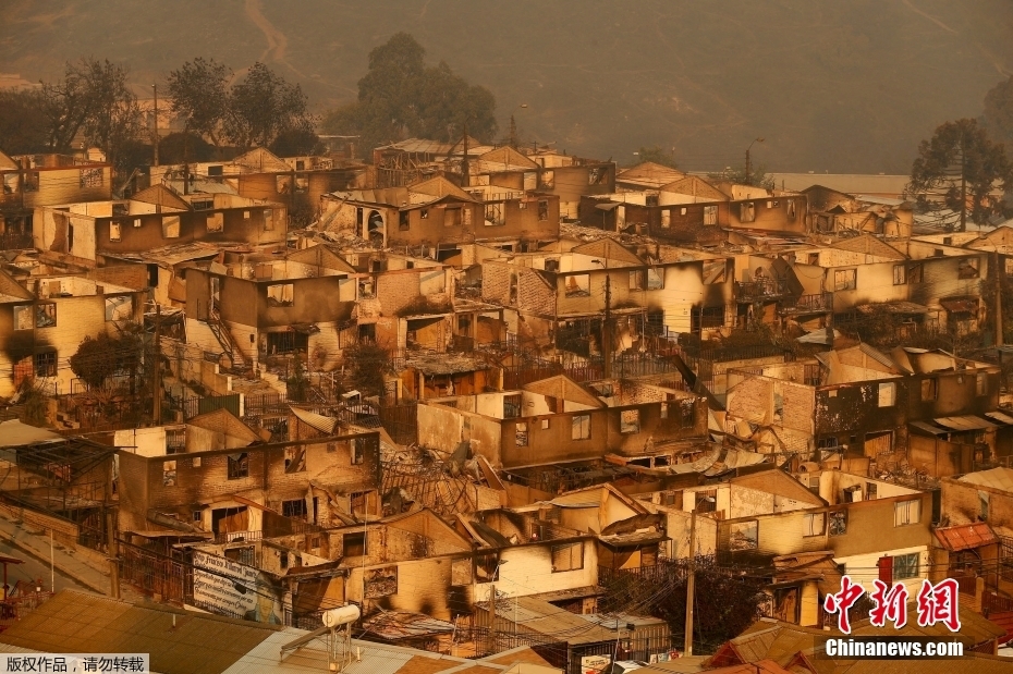 Incêndios florestais deixam 46 mortos e rasto de destrui??o em regi?o turística do Chile