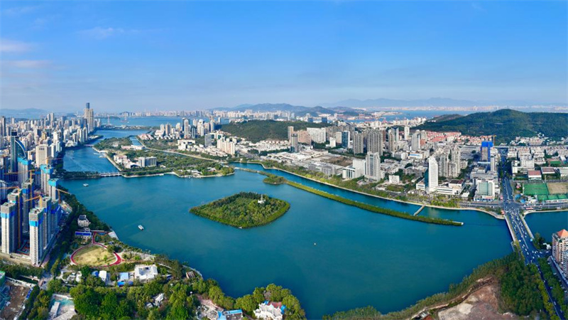 Galeria: espa?o urbano e rural coexistem em harmonia na cidade costeira da China, Xiamen