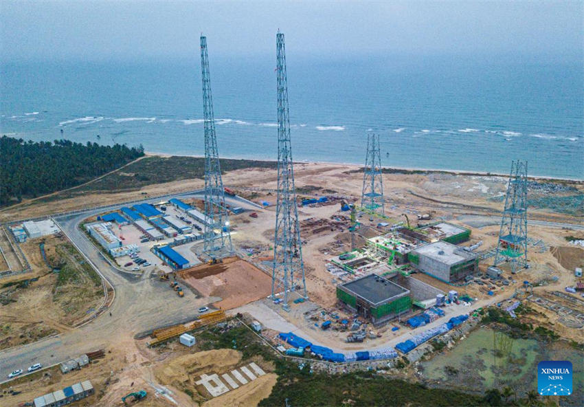 Centro de Lan?amentos Aeroespaciais Comerciais de Hainan está em constru??o