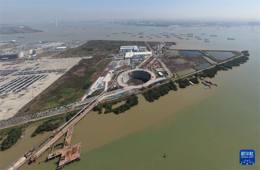 Galeria: constru??o do canal Shiziyang na Grande área da Baía Guangdong-Hong Kong-Macau