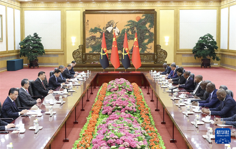 Xi Jinping e presidente de Angola buscam novo patamar nas rela??es dos dois países