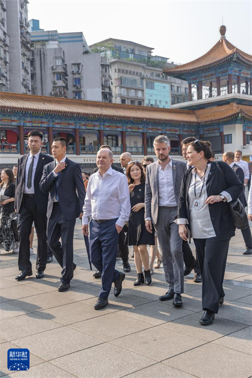 Chanceler alem?o Scholz inicia segunda visita à China