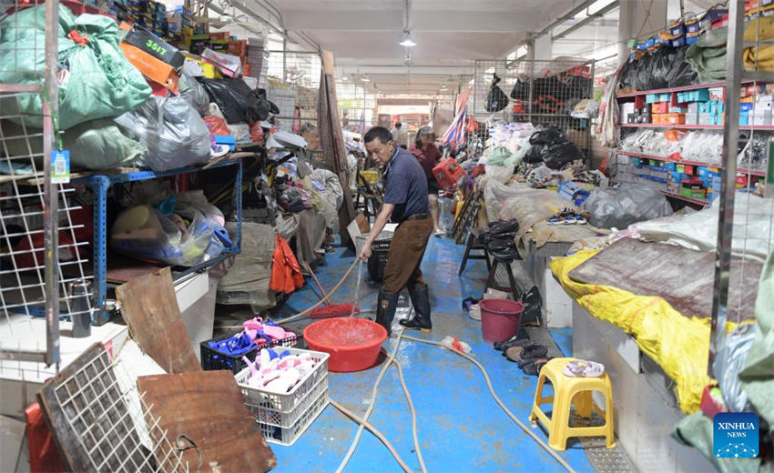 Grandes inunda??es atingem Guangdong, no sul da China