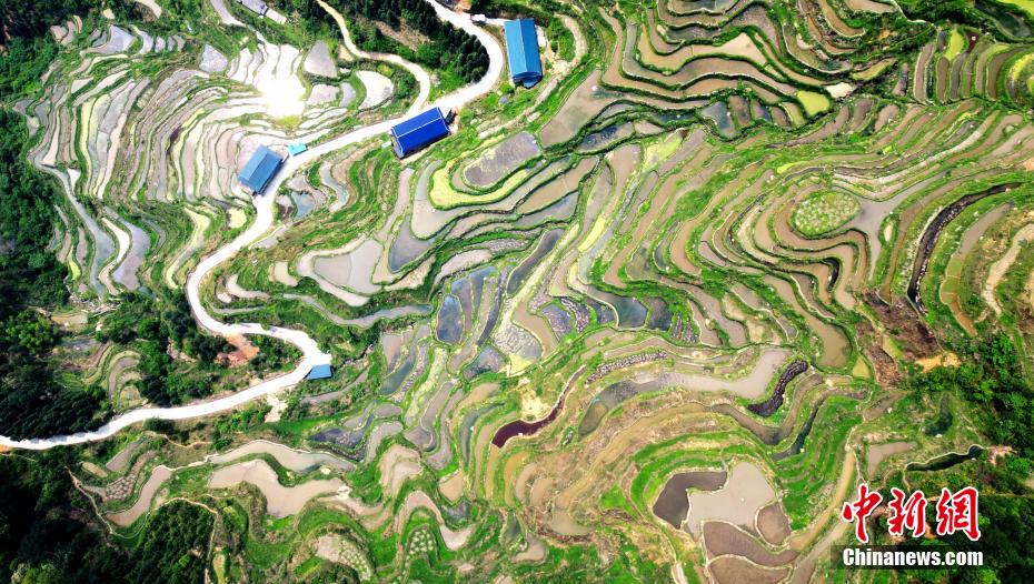 Galeria: terra?os nas montanhas criam paisagem única em Guangxi