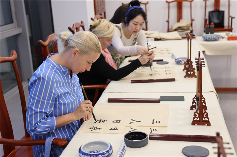 Galeria: cursos do Centro Cultural Chinês em Belgrado populares entre a popula??o local