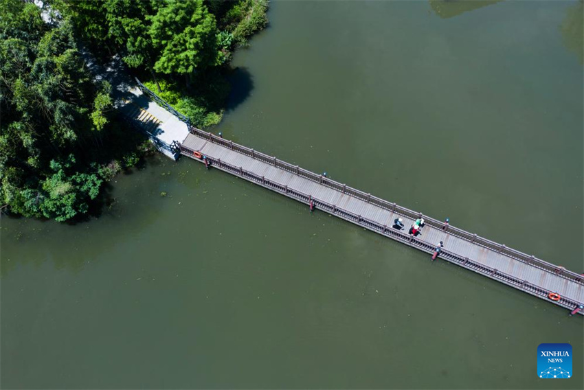 Parque nacional de zonas úmidas de Zhejiang realiza esfor?os para melhorar ambiente ecológico