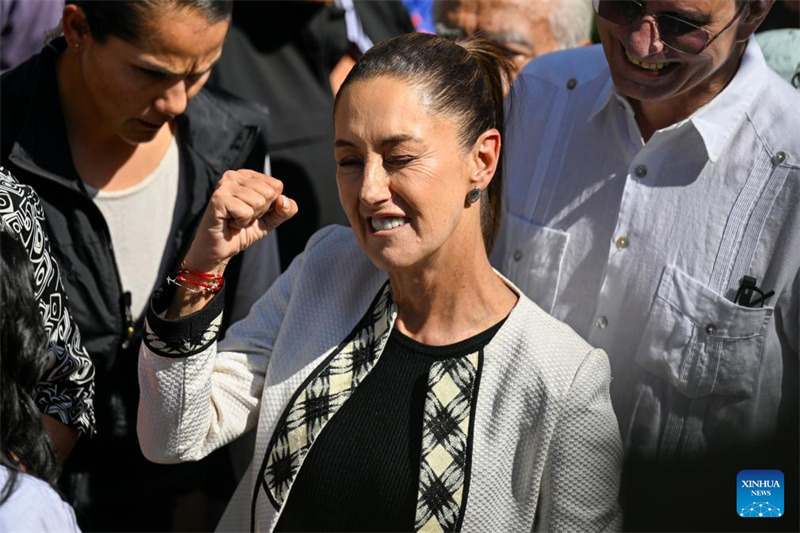Claudia Sheinbaum declara vitória nas elei??es presidenciais do México