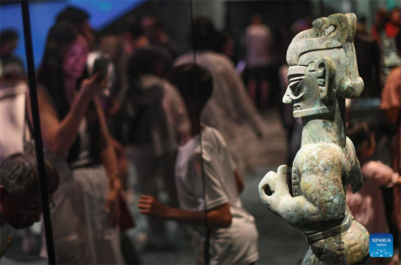 Exposi??o sobre a antiga civiliza??o Shu é realizada em Beijing