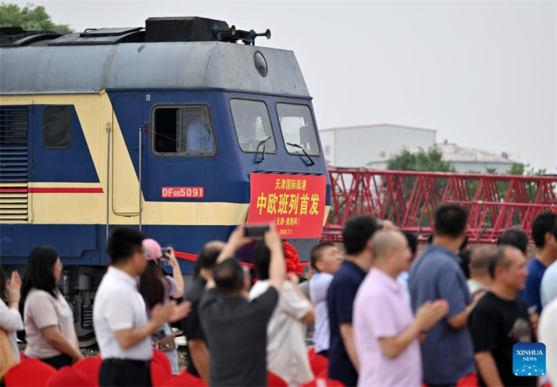 Norte da China lan?a rota de trem de carga China-Europa