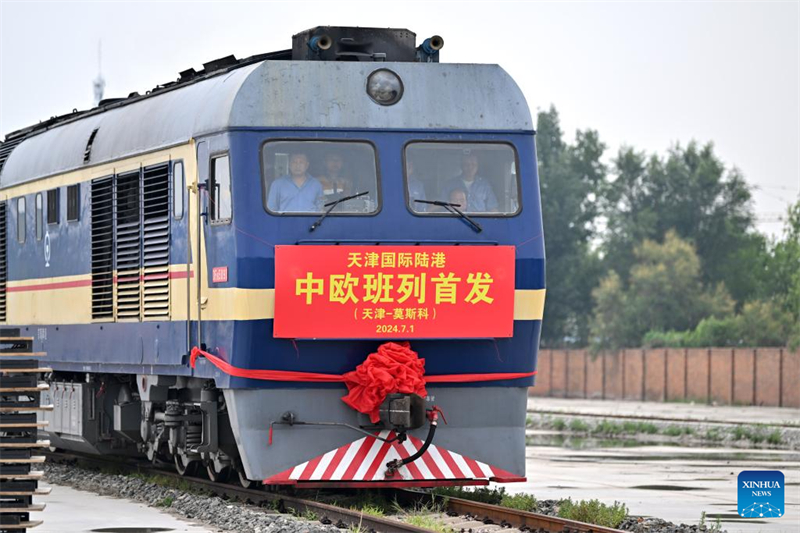 Norte da China lan?a rota de trem de carga China-Europa