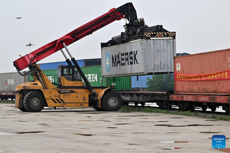 Norte da China lan?a rota de trem de carga China-Europa