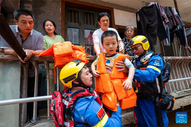 China atualiza resposta de emergência às fortes chuvas e inunda??es em Hunan