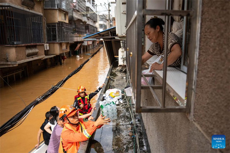 China atualiza resposta de emergência às fortes chuvas e inunda??es em Hunan